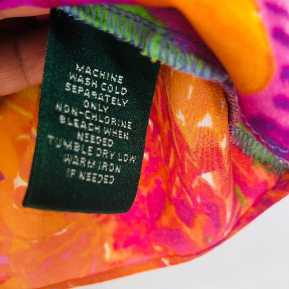 ✨Lauren Ralph Lauren Multicolored Artsy Boho Sleeveless Top - Picture 5 of 8